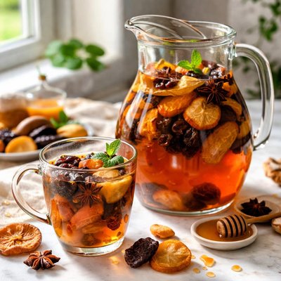 Image of Ukrainian Dried Fruit Compote Uzvar