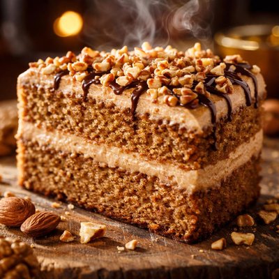 Image of Ukrainian Walnut Almond Torte