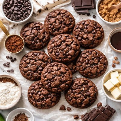 Image of Ultimate Chocolate Chocolate Chip Cookies