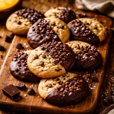 Image of Ultimate Chocolate Dipped Cookies