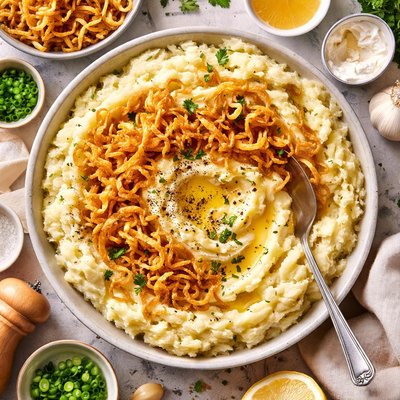 Image of Ultimate Mashed Potatoes with French Fried Onions