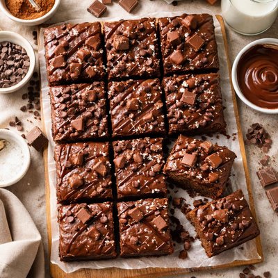 Image of Ultimate Milk Chocolate Brownies