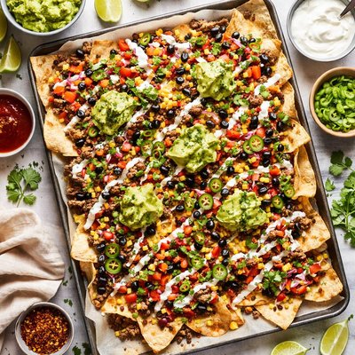 Image of Ultimate Spicy Beef Nachos