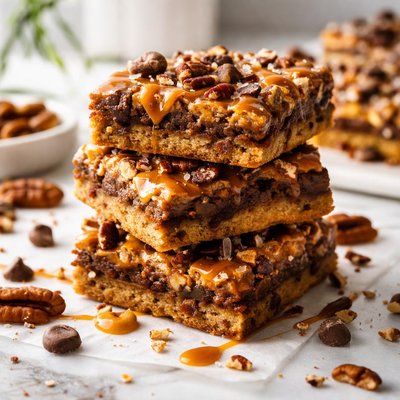 Image of Ultimate Turtle Cookie Bars