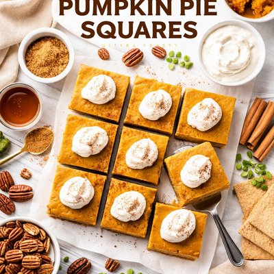 Image of Ultra Easy Pumpkin Pie Squares