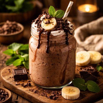 Image of Ultra Thick Minty Vegan Chocobanana Bliss