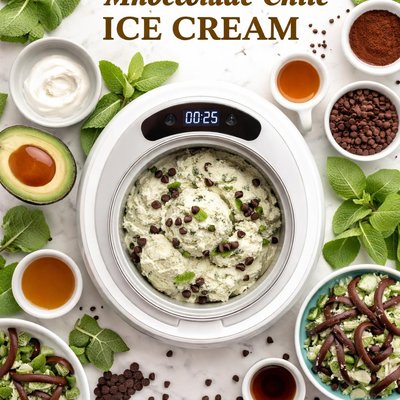 Image of Unbelievable Healthy Andes Mint Chocolate Chip Ice Cream Machine