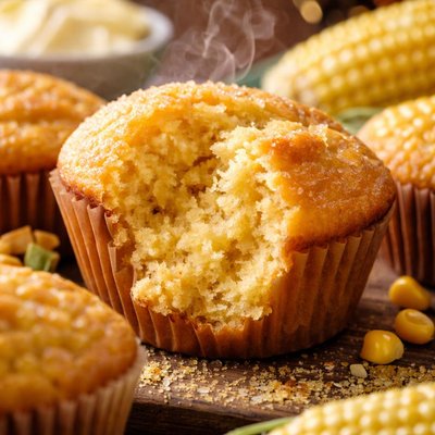 Image of Unbelievably Moist Cornmeal Muffins