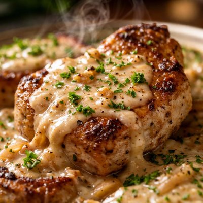 Image of Unbelievably Primo Pork Chops and Gravy