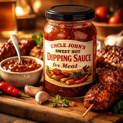 Image of Uncle Johns Sweet Hot Dipping Sauce for Meat