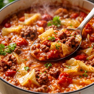 Image of Unstuffed Cabbage Roll Soup