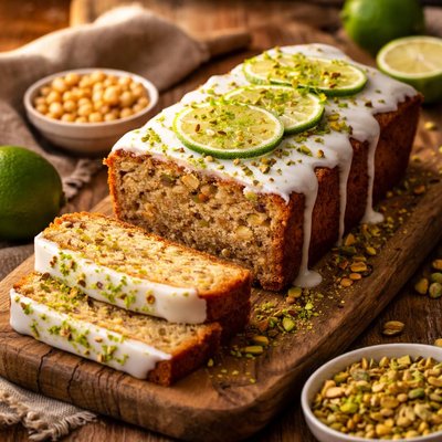 Image of Unusual Chickpea and Lime Cake