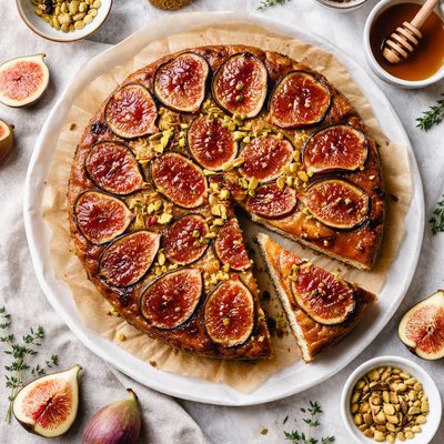Image of Upside Down Fresh Fig Cake