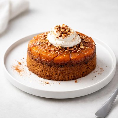 Image of Upside Down Pumpkin Cake