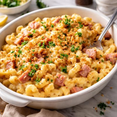 Image of Use Up the Ham Macaroni and Cheese