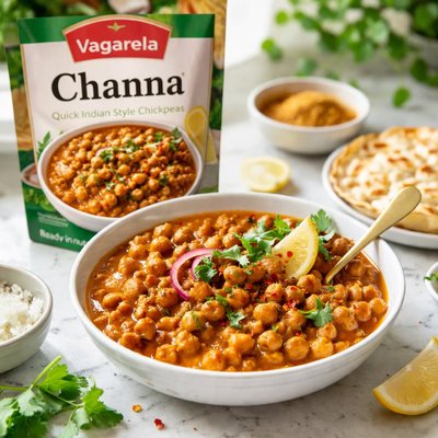 Image of Vagarela Channa Quick Indian Style Chickpeas