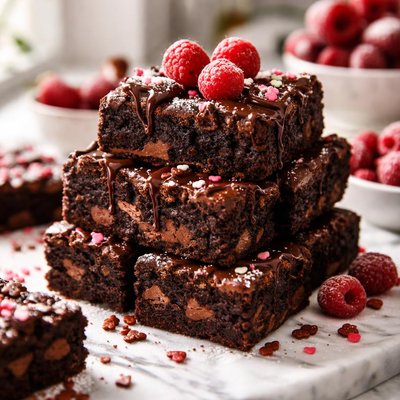 Image of Valentines Double Chocolate Brownies