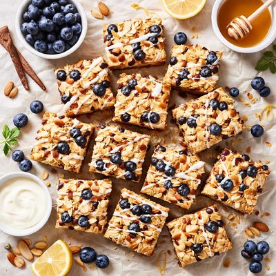 Image of Vanilla Almond Blueberry Bars