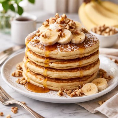 Image of Vanilla Banana Pancakes
