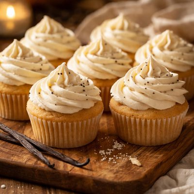 Image of Vanilla Bean Cupcakes