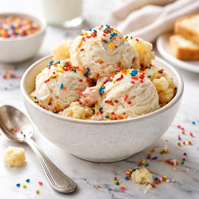 Image of Vanilla Cake Batter Ice Cream