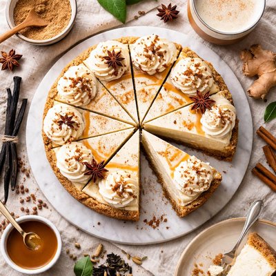 Image of Vanilla Chai Cheesecake