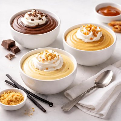 Image of Vanilla Chocolate and Butterscotch Pudding Mixes
