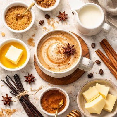 Image of Vanilla Cinnamon Buttered Coffee