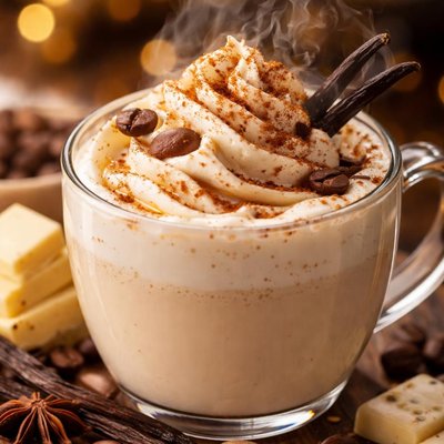 Image of Vanilla Coffee White Hot Chocolate