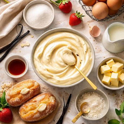 Image of Vanilla Cream Filling for Doughnuts