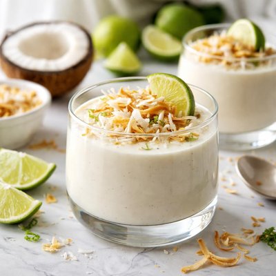 Image of Vanilla Cream with Coconut and Lime