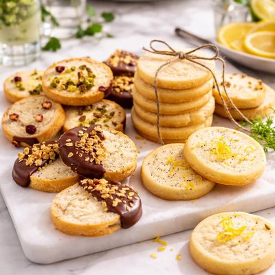 Image of Vanilla Freezer Biscuits Cookies with Variations