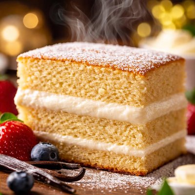 Image of Vanilla Genoise Cake