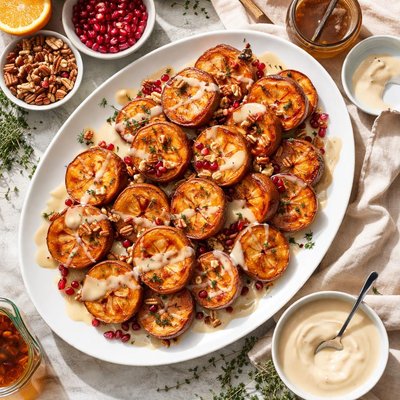 Image of Vanilla Glazed Sweet Potatoes