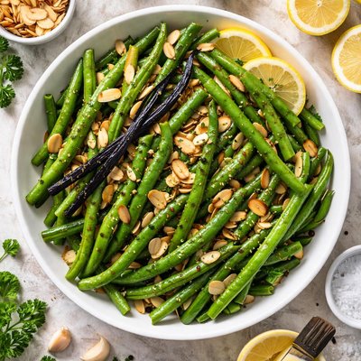 Image of Vanilla Green Beans Almondine