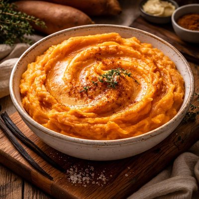 Image of Vanilla Mashed Sweet Potatoes