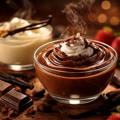 Image of Vanilla or Chocolate Pudding