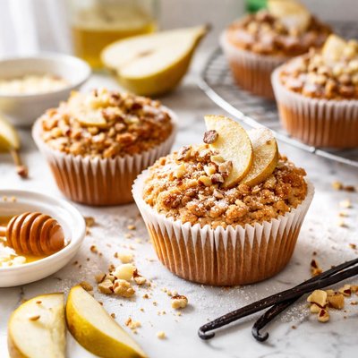 Image of Vanilla Pear Muffins