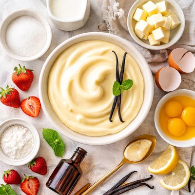 Image of Vanilla Pudding Pastry Filling Fast