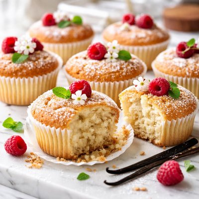 Image of Vanilla Ricotta Muffins