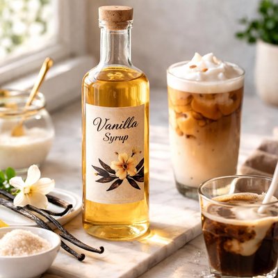 Image of Vanilla Syrup for Coffee