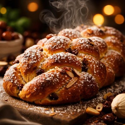 Image of Vanocka Vnoka Czech Christmas Bread