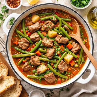 Image of Veal and Green Bean Stew