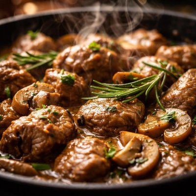 Image of Veal Bocconcini with Porcini and Rosemary