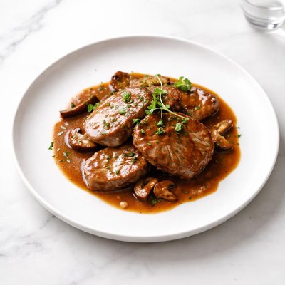 Image of Veal in Wine Sauce