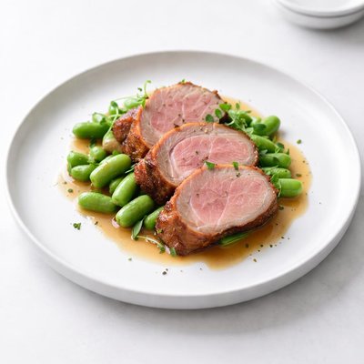Image of Veal Roast with Fava Beans