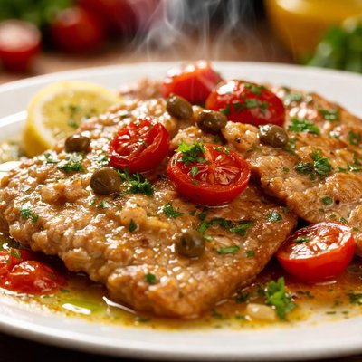Image of Veal Scaloppine Romana