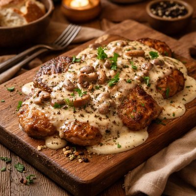 Image of Veal with Cream Sauce