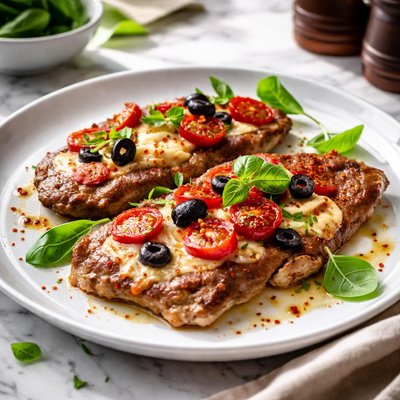 Image of Veal with Pizza Topping