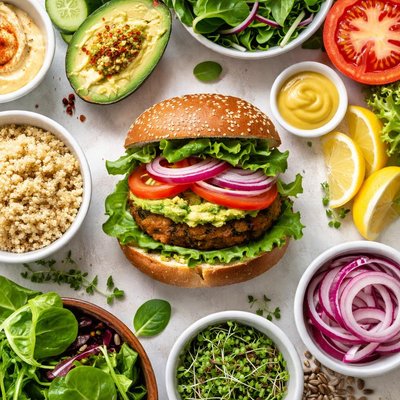 Image of Vegan Hamburger